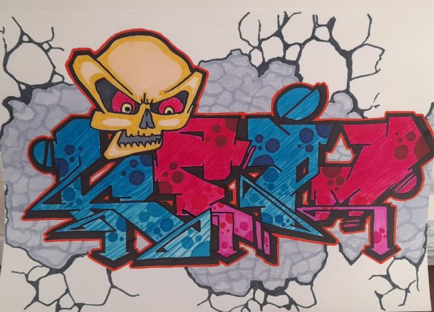 Graffiti Schriftzug